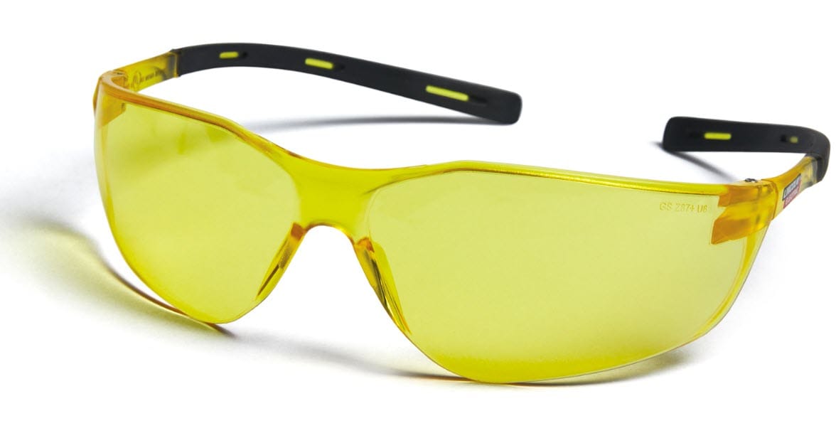 Lincoln Axilite Amber Safety Glasses K4674-1