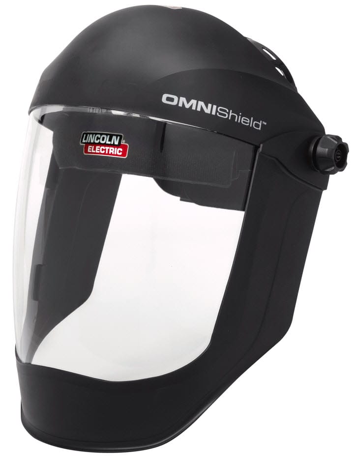 Lincoln OMNIShield XC Clear Face Shield -w/Chin Guard K3752-2