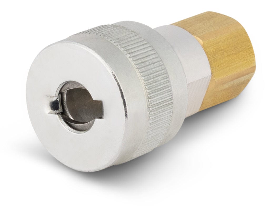 Lincoln Viking SAR Shrader 1/4" Socket X 1/4" Female NPT KP5526-1