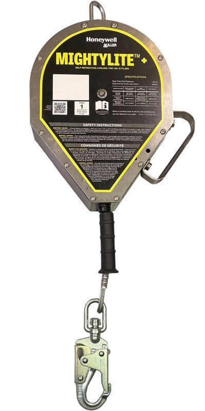 Miller Fall Protection Personal Safety Miller MightyLite+ Self-Retracting Lifeline - Galvanized Steel MML-OGC1-02