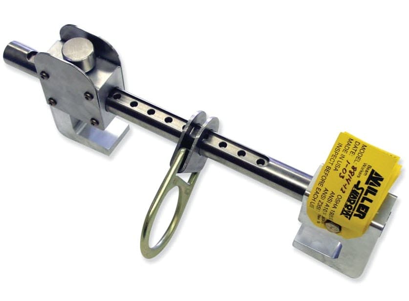 Miller Fall Protection Personal Safety Miller Shadow Adjustable Beam Anchor - Fits Flange 4" to 12" 8814-12