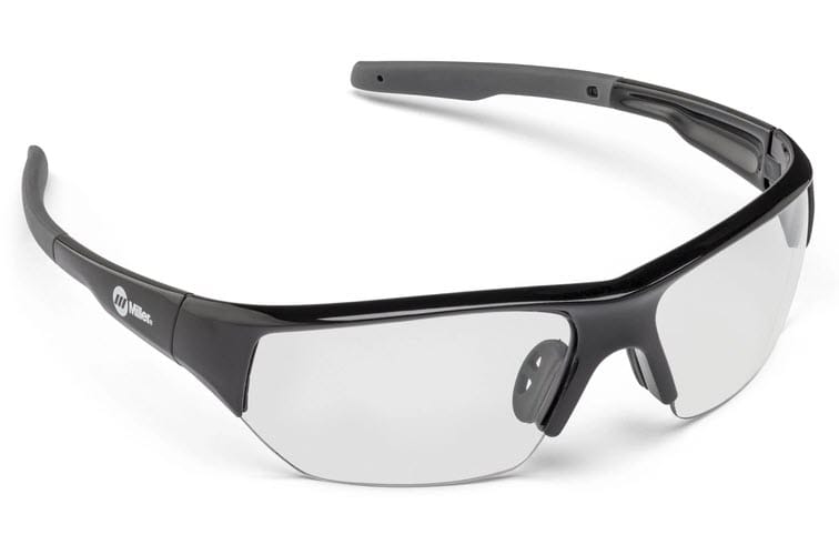 Miller Personal Safety Miller Spatter Black Clear Safety Glasses 272191