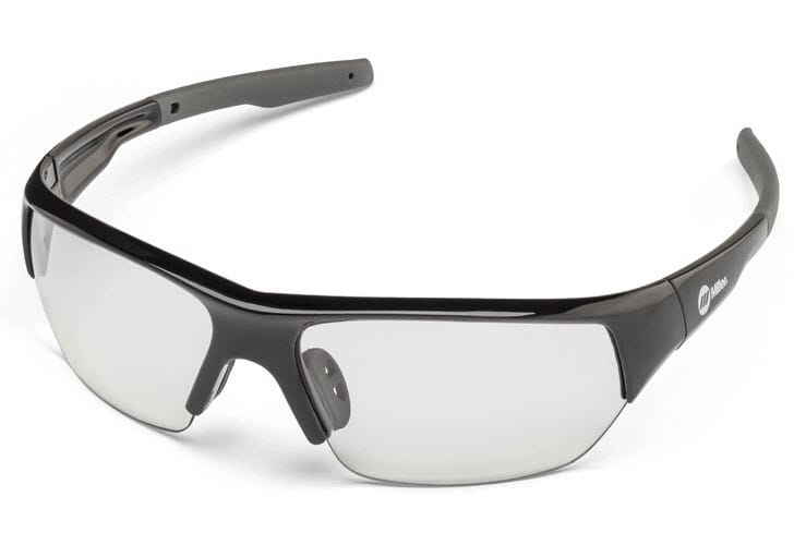 Miller Spatter Black Clear Safety Glasses 272191