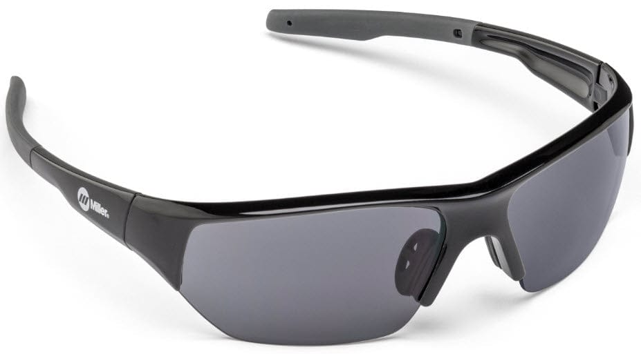 Miller Personal Safety Miller Spatter Black Smoke Safety Glasses 272195
