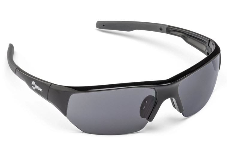 Miller Personal Safety Miller Spatter Black Smoke Safety Glasses 272195