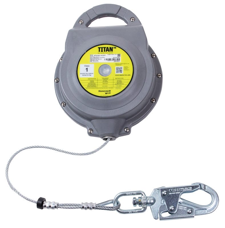 Miller Fall Protection Personal Safety Miller Titan+ Self-Retracting Lifeline - Galvanized Steel MTS-OGC1-02