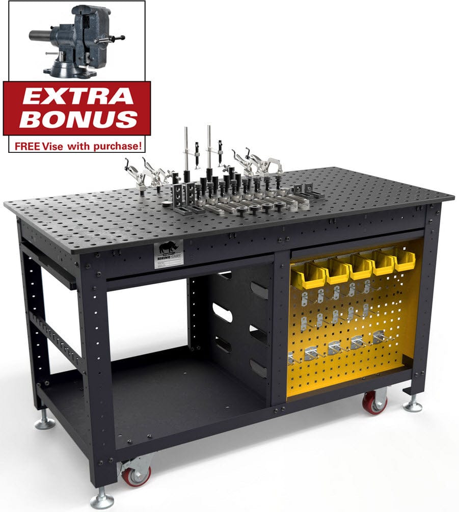 BuildPro Machine Accessories BUILDPRO Rhino Cart F3 Fixturing Package - 60" X 30" TD5-6030Q-K3