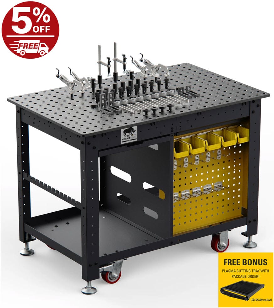 BUILDPRO Rhino Cart F3 Fixturing Package - 48" X 30" TD5-4830Q-K3
