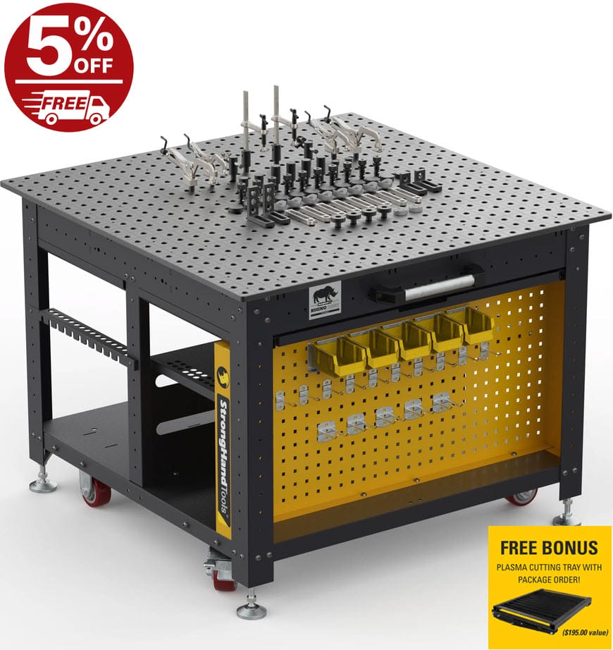 BUILDPRO Rhino Cart F3 Fixturing Package - 48" X 48" TD5-4848Q-K3