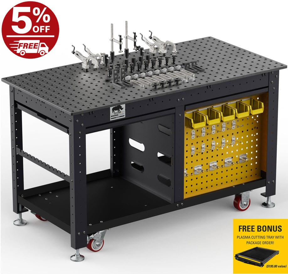 BUILDPRO Rhino Cart F3 Fixturing Package - 60" X 30" TD5-6030Q-K3