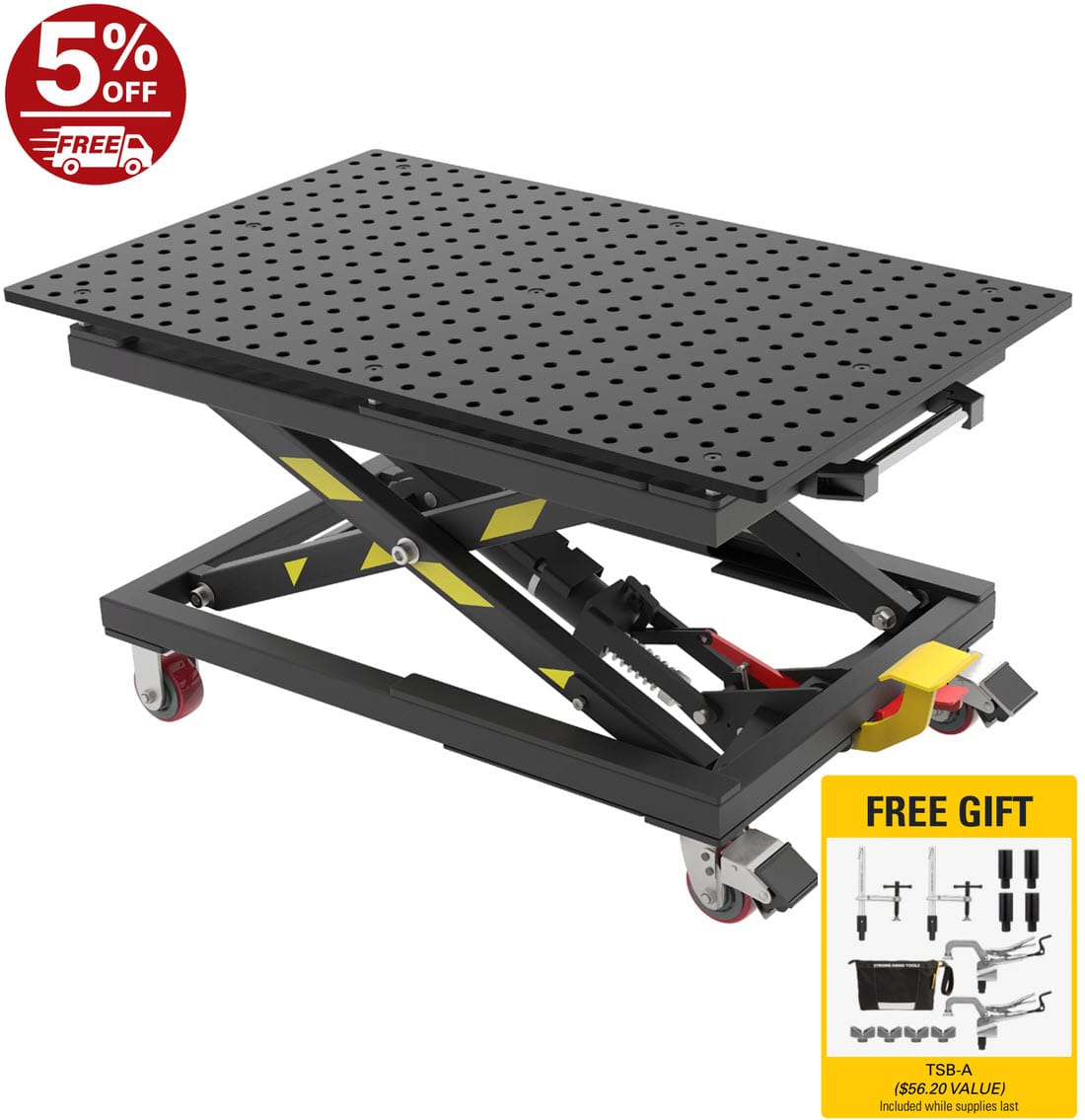BuildPro Machine Accessories BUILDPRO Rhino Scissor Lift Mobile Working Station TDSL4830