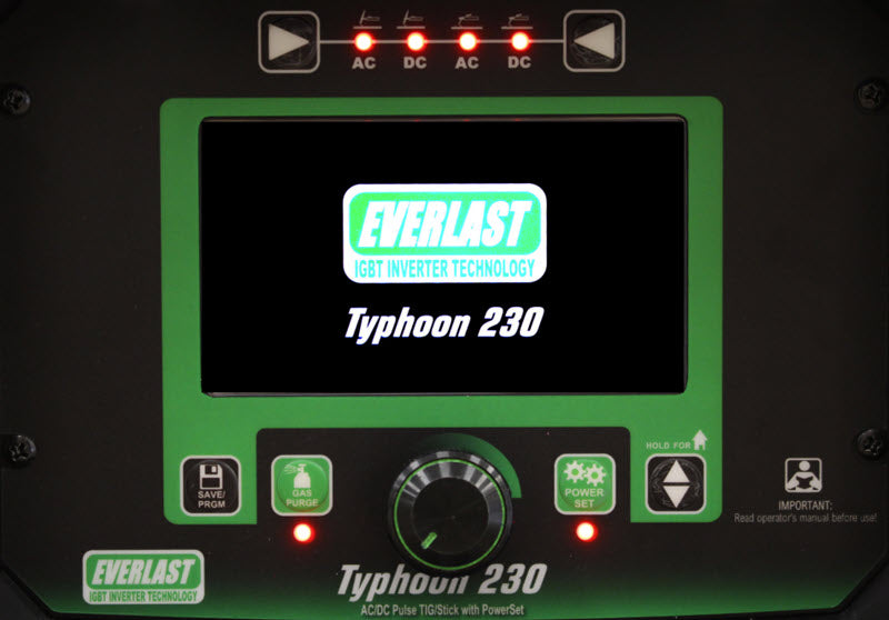 Everlast Typhoon 230 AC/DC TIG Welder