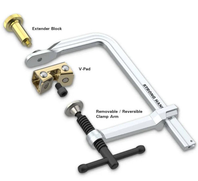 Strong Hand 3-Piece 4-in-1 F-Clamp Kits - 8.5" Capacity UG85XG-C3-3PK