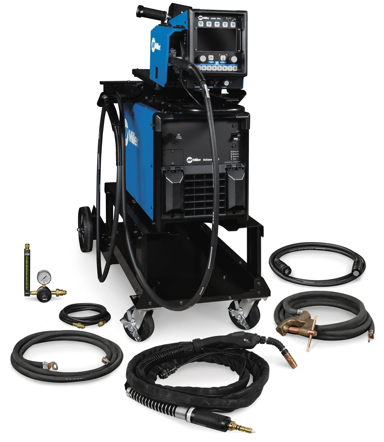Deltaweld 350 MIGRunner with Intellx Elite and AlumaDrive Push-Pull Gun 951000286