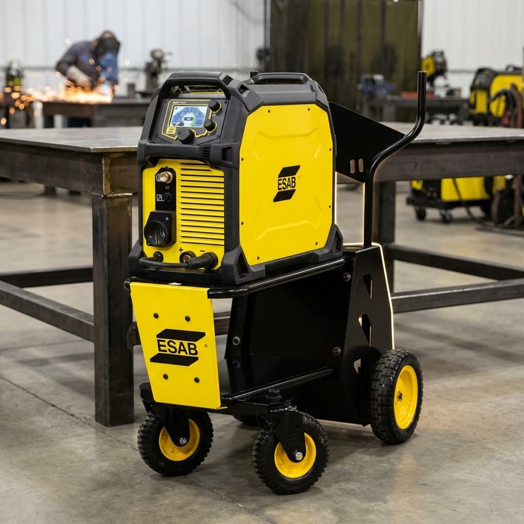 Multiprocess Welder with Cart — Workshop Lifestyle | Generated by Modelize