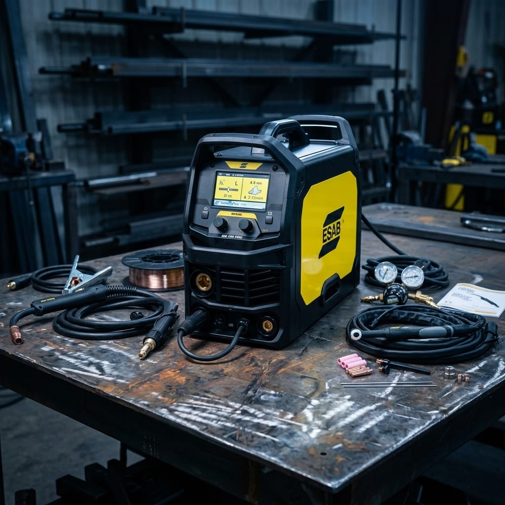 Multi-process welder — Professional Workshop Lifestyle | Generated by Modelize