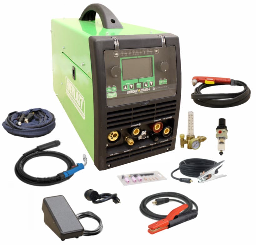 Everlast Welders Everlast HURRICANE MTS 220-C MIG/TIG/Stick Welder & Plasma Cutter EV-HRCN-220