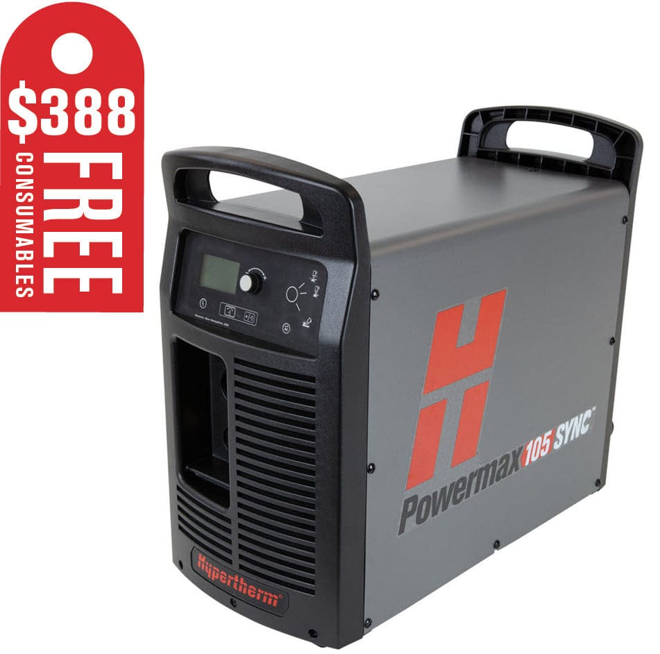 Hypertherm Welders Hypertherm Powermax105 SYNC Plasma Cutter w/CPC & Serial Port (No Torch) 059706