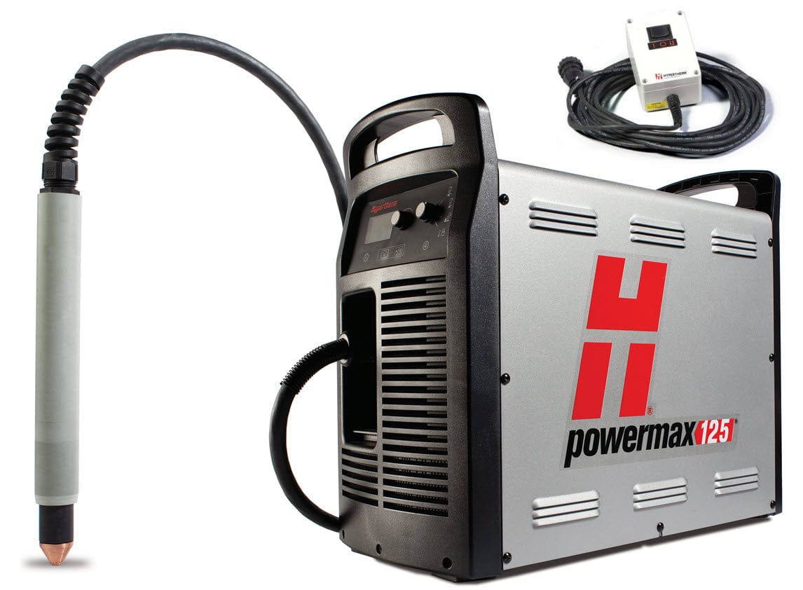 Hypertherm Welders Hypertherm Powermax125 Plasma Cutter w/CPC, 180 Degree Machine Torch & Remote