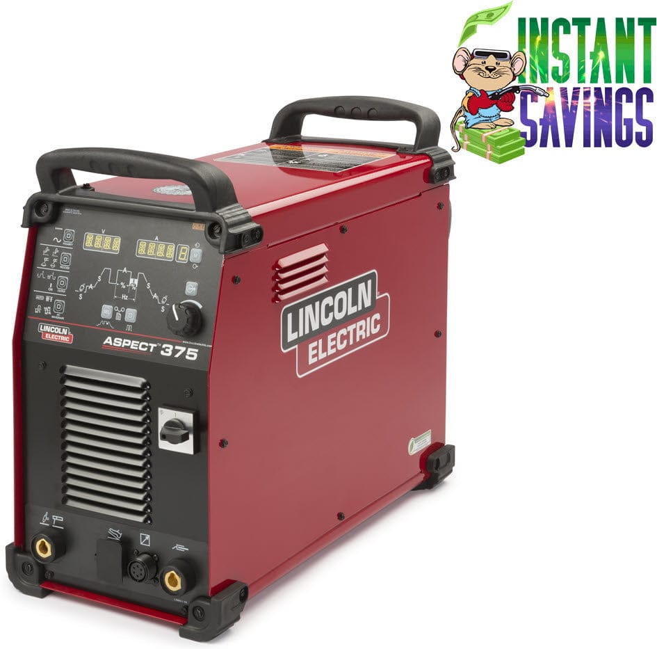 Lincoln Welders Lincoln Aspect 375 AC/DC TIG Welder K3945-1