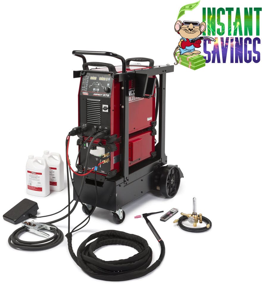 Lincoln Welders Lincoln Aspect 375 AC/DC TIG Welder Ready-Pak K3946-2