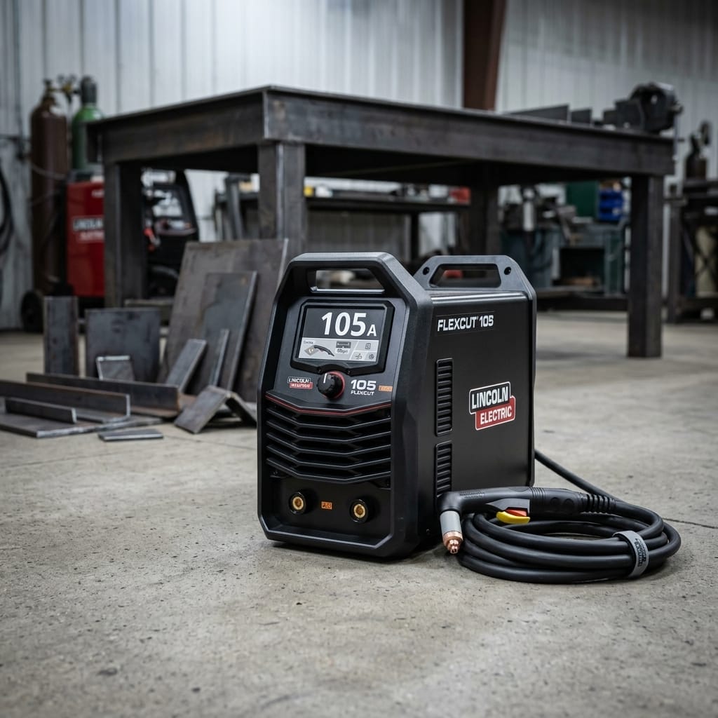 Industrial Plasma Cutter — Industrial Workshop Scene | Generated by Modelize