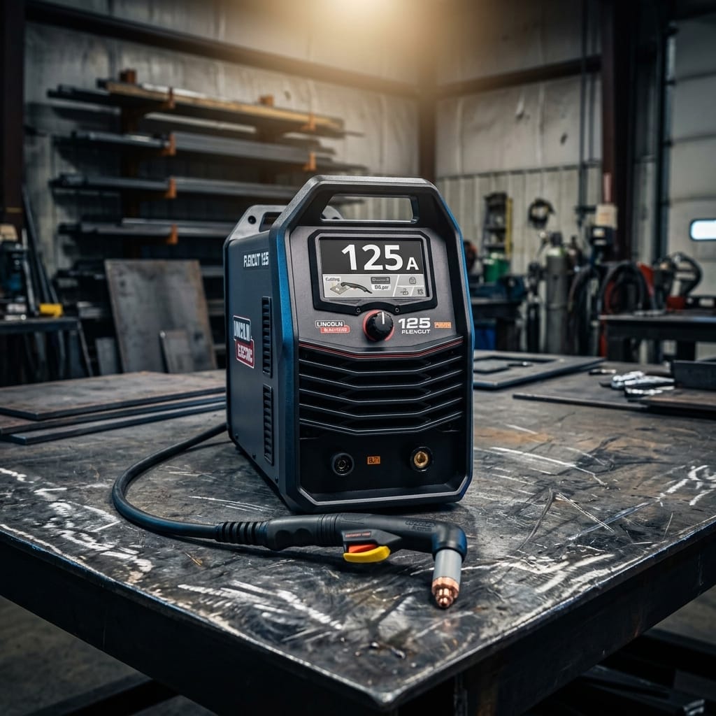 Industrial Plasma Cutter — Workshop Lifestyle | Generated by Modelize