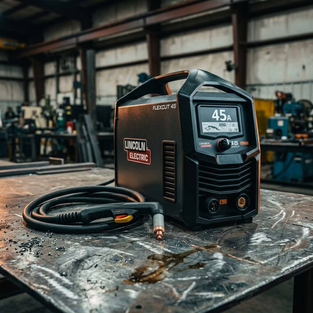 Handheld Plasma Cutter — Industrial Workshop Placement | Generated by Modelize