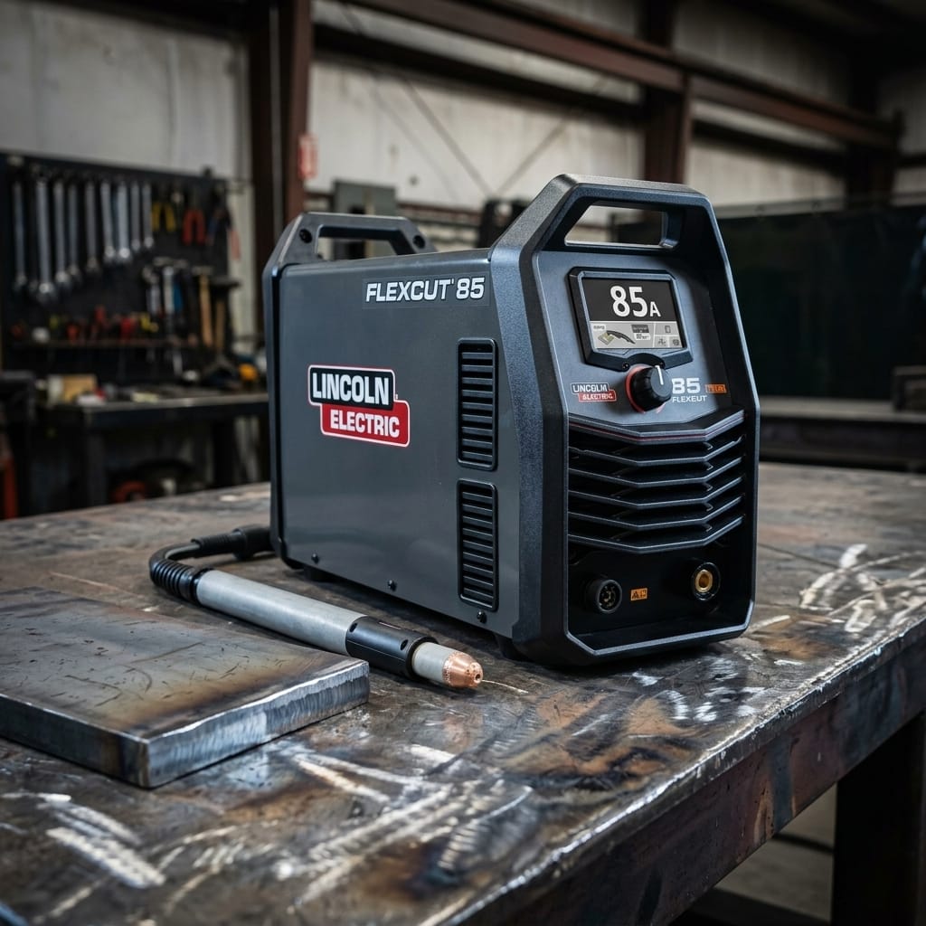 Industrial Plasma Cutter — Workshop Lifestyle | Generated by Modelize