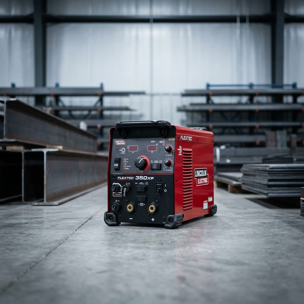 Multi-process industrial welder — Industrial Workshop Placement | Generated by Modelize