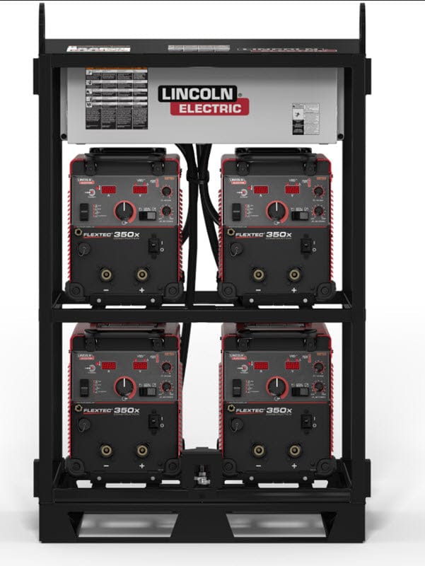 Lincoln Welders Lincoln Flextec 350X Construction (Tweco) 4-Pack Rack K3402-3