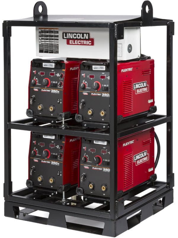 Lincoln Welders Lincoln Flextec 350X Construction (Tweco) 4-Pack Rack K3402-3