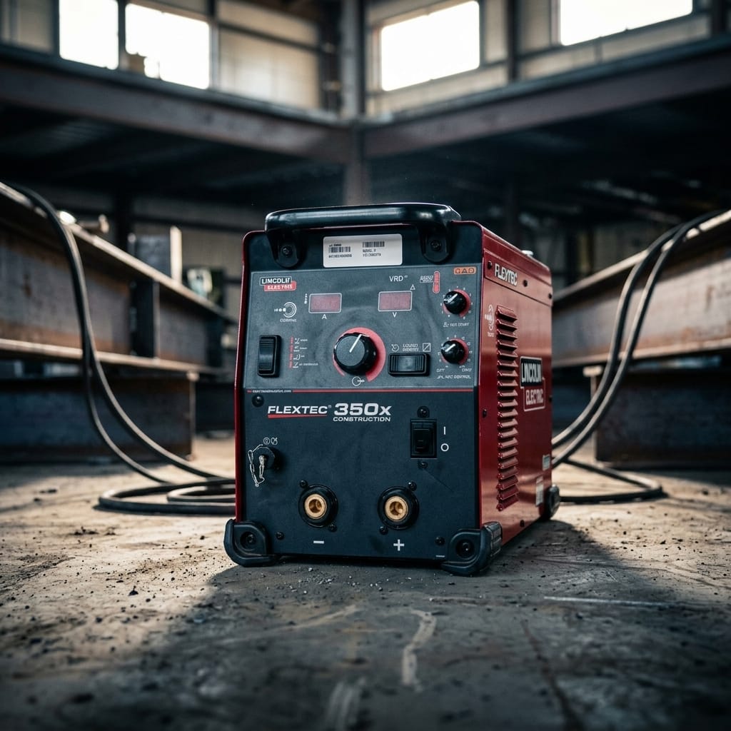 Multi-process industrial welder — Industrial Site Context | Generated by Modelize