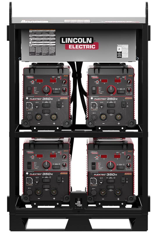 Lincoln Welders Lincoln 
Flextec 350X PowerConnect 4-Pack Rack K4726-2