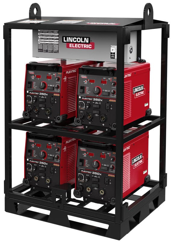 Lincoln Welders Lincoln 
Flextec 350X PowerConnect 4-Pack Rack K4726-2