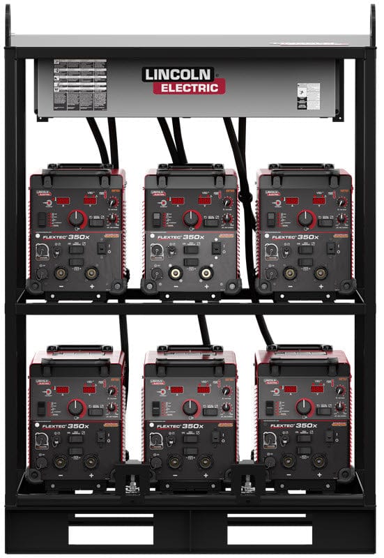 Lincoln Welders Lincoln 
Flextec 350X PowerConnect 6-Pack Rack K4727-2