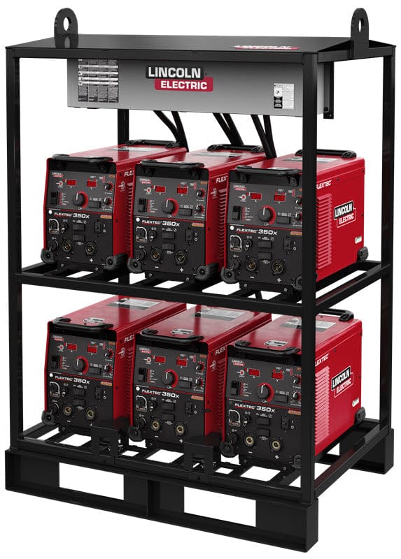Lincoln Welders Lincoln 
Flextec 350X PowerConnect 6-Pack Rack K4727-2
