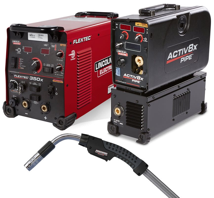 Lincoln Welders Lincoln Flextec 350X PowerConnect / Activ8X Pipe One Pak K5802-1