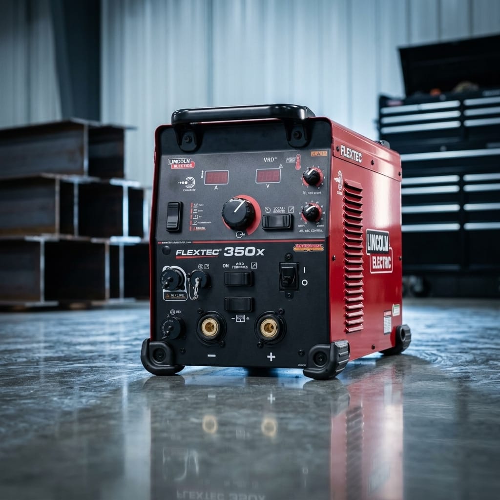 Industrial multi-process welder — Industrial Workshop Placement | Generated by Modelize