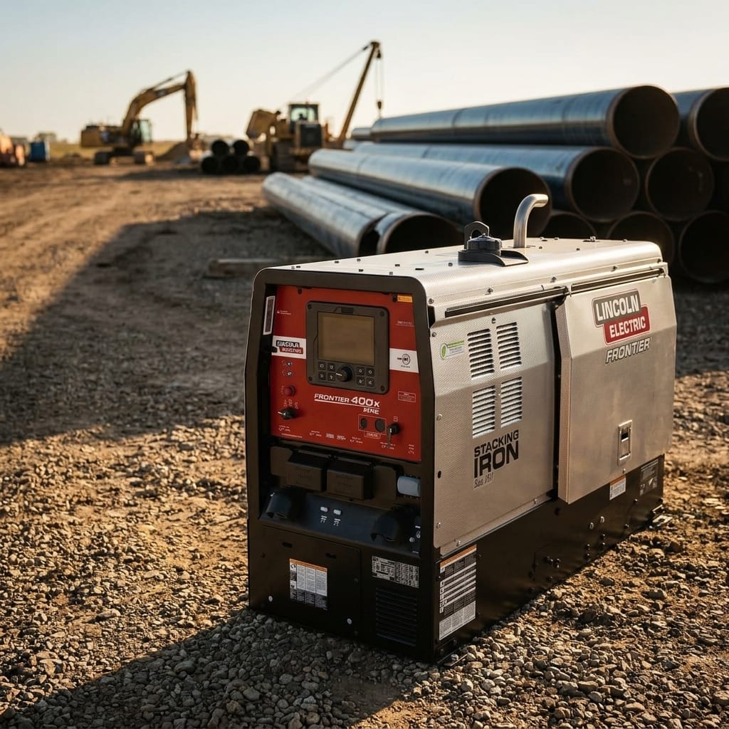 Diesel Engine-Driven Welder — lifestyle_pipeline_jobsite | Generated by Modelize