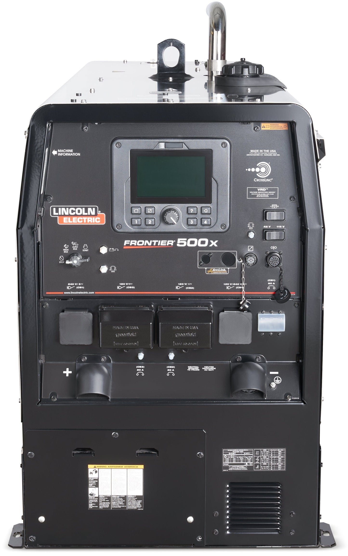 Lincoln Welders Lincoln Frontier 500X (Kubota) Diesel Welder K5350-2