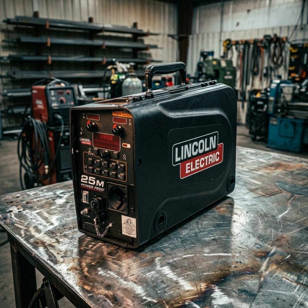 Industrial Wire Feeder — In-Context Workshop Scene | Generated by Modelize