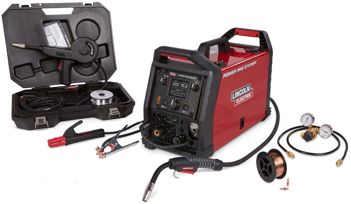 Lincoln Welders Lincoln Power MIG 215 MPi Multi-Process Welder Aluminum One-Pak K4877-1