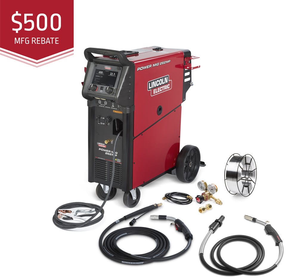 Lincoln Welders Lincoln POWER MIG 262MP Aluminum (Push) One-Pak K5637-1