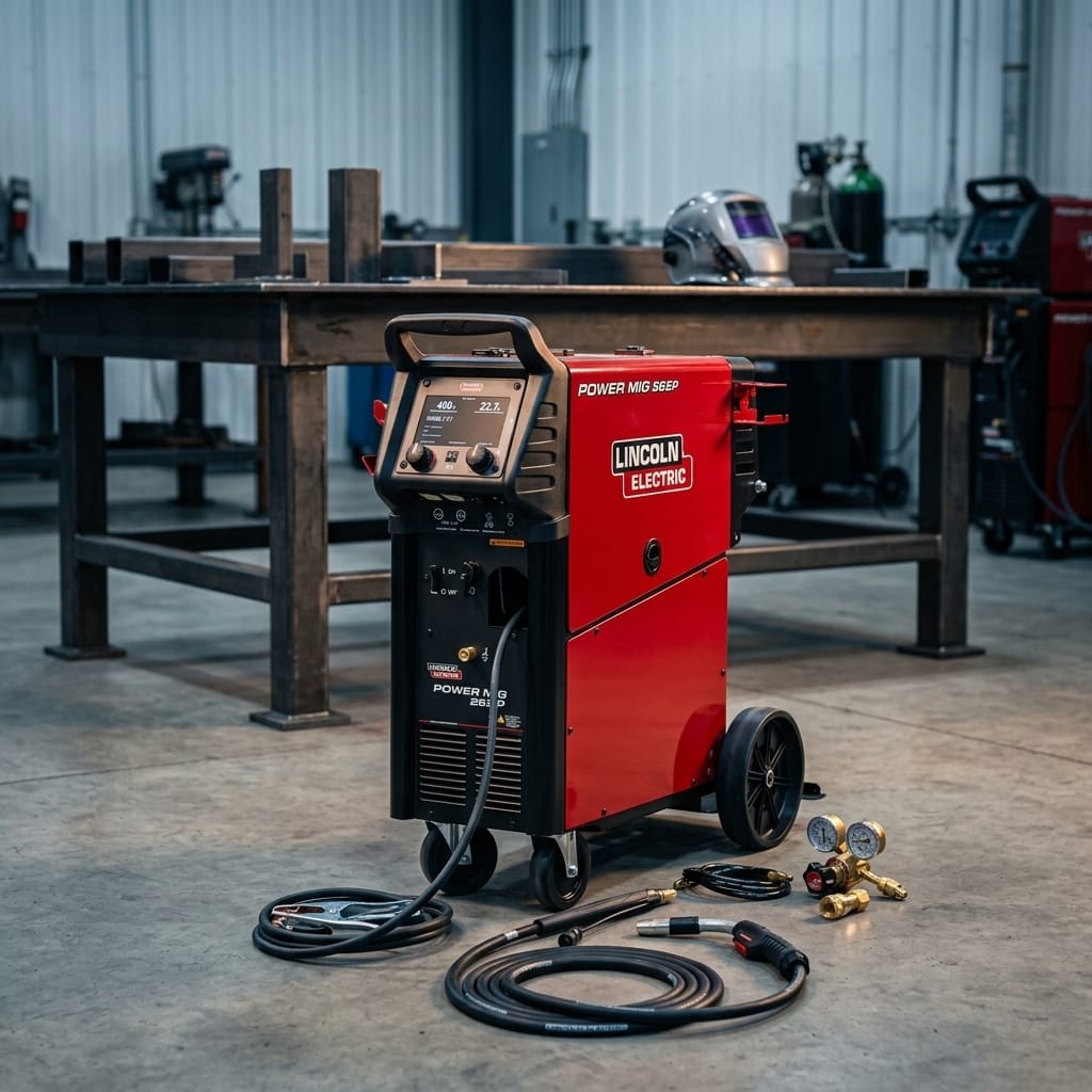 Pulsed MIG Welder — Workshop Lifestyle | Generated by Modelize