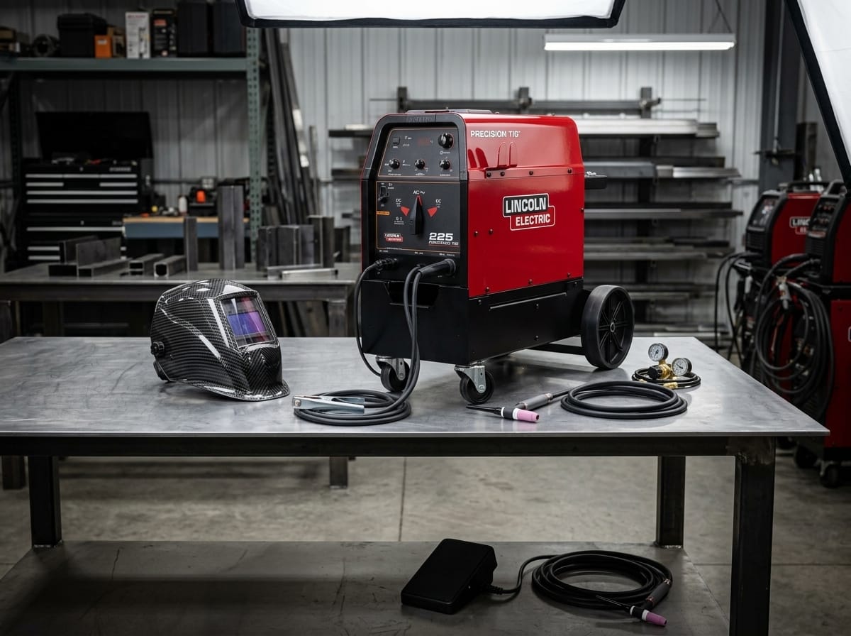 TIG Welder — Workshop Lifestyle | Generated by Modelize