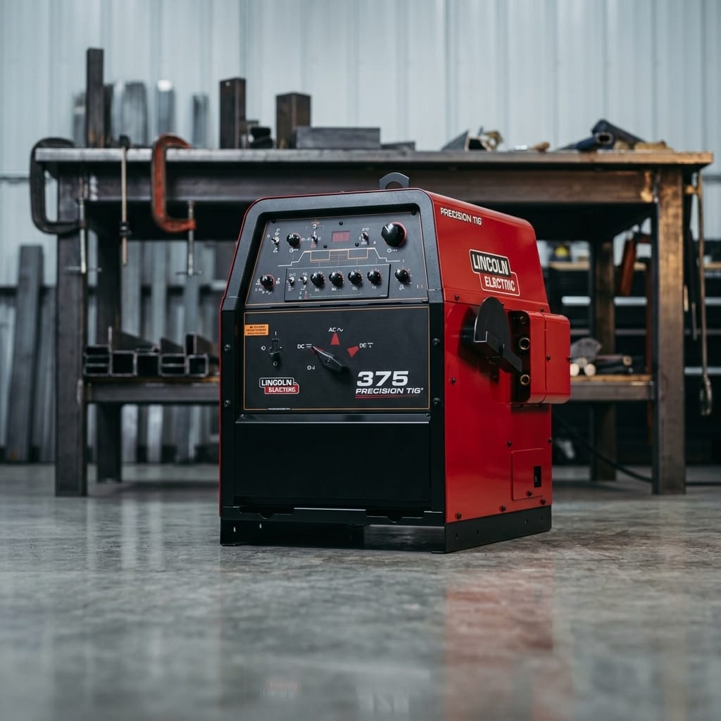 Industrial TIG Welder — Workshop Lifestyle | Generated by Modelize