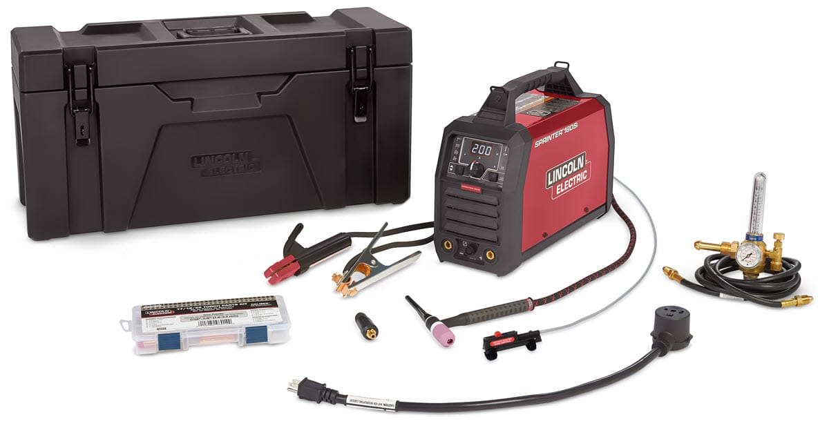 Lincoln Welders Lincoln Sprinter 180Si Hand Amptrol TIG One-Pak & Case K5953-2