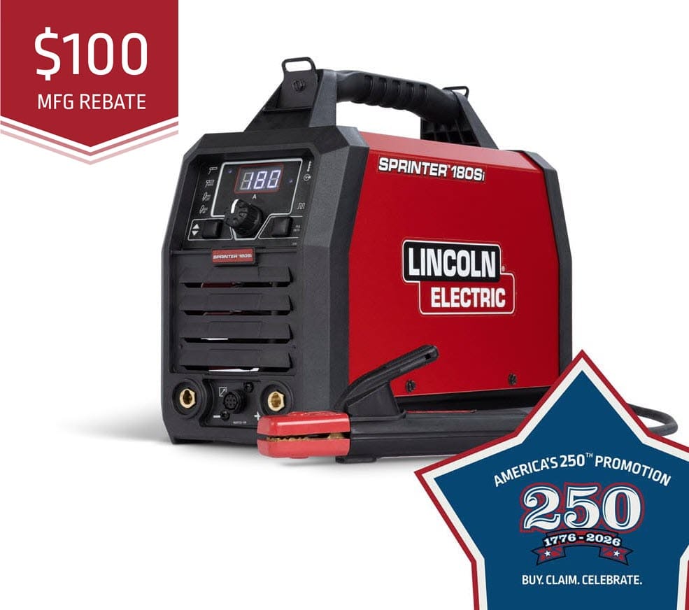Lincoln Sprinter 180Si TIG Welder (Stick Package) K5453-1