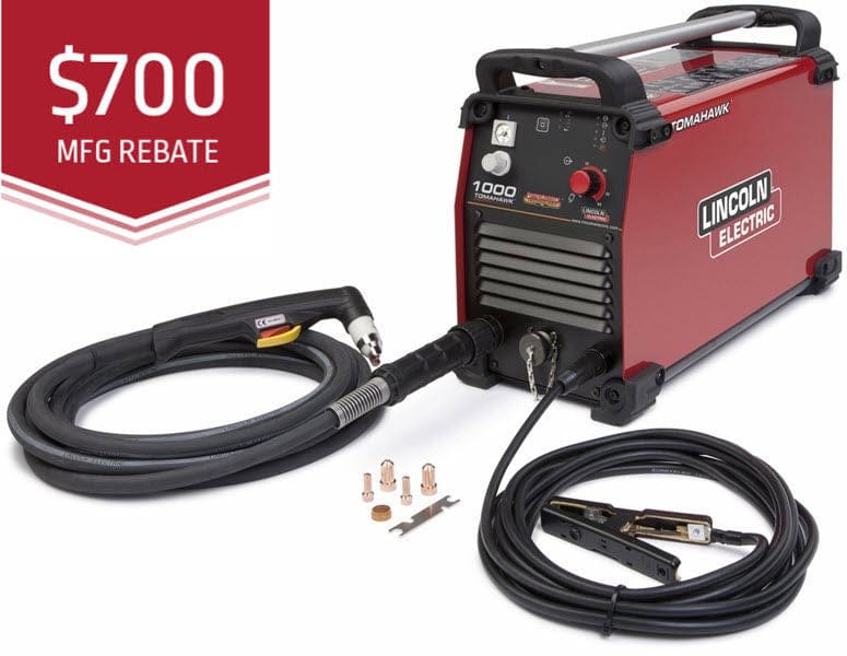 Lincoln Welders Lincoln Tomahawk 1000 Plasma Cutter w/25 ft. Torch K2808-1